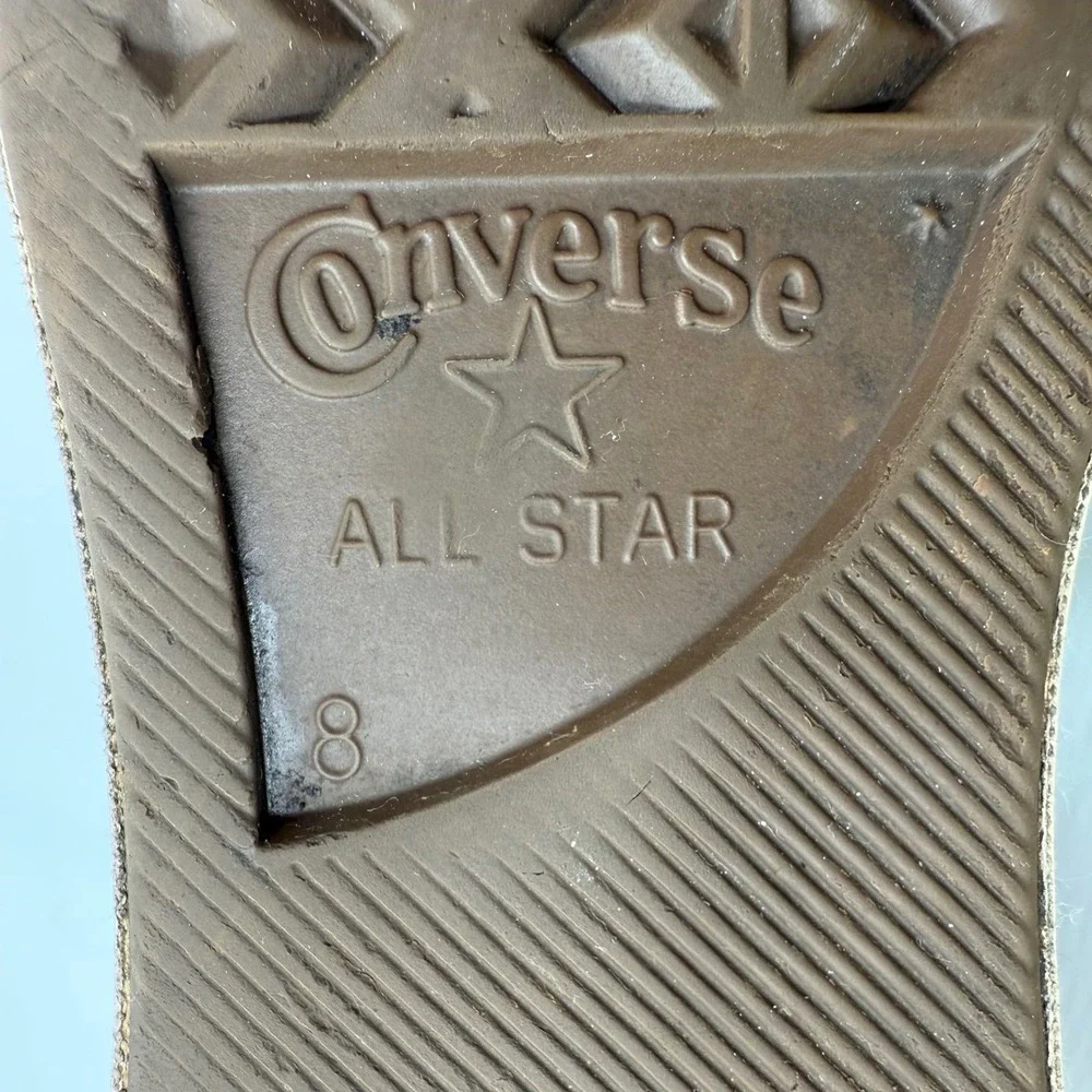 Converse Chuck PLAY Comme des Garcons Olive shoe Sneakers‎ sz 8 -worn thrarashed
